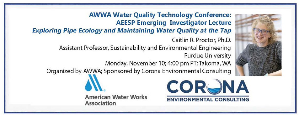 AWWA-WQTC Emerging Investigator Lecturer - November 2025